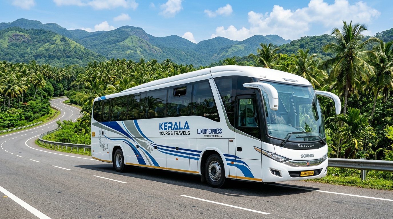 R K Travels Luxury Tourist Bus Kerala